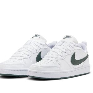 NWT - Nike Court Borough Low Recraft GS - White / Vintage Green / 5.5 Y - In Box